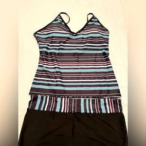 Multicoloured tankini